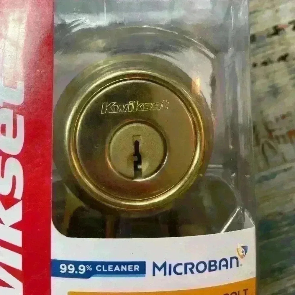 Kwikset 665 Double Cylinder Deadbolt in Polished Brass - Picture 4 of 11